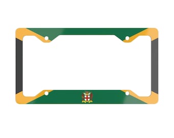 Custom Jamaican License Plate Cover