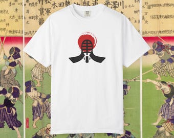 Kendo Unisex Tshirt Kendo Unisex Cotton Shirt Rise and Keiko T-shirt Japanese Martial Arts Tee