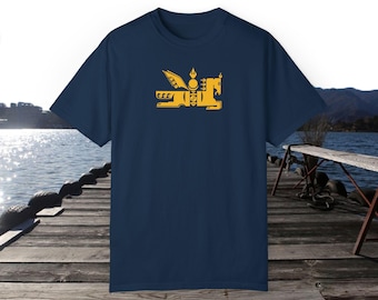 Mongolia Unisex Tshirt Mongolia Unisex Cotton Shirt Soyombo Horse T-shirt Mongolian Animal Tee