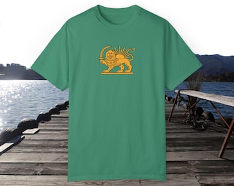 Persia Unisex Tshirt Persia Unisex Cotton Shirt Persian Lion T-shirt Persian Animal Tee