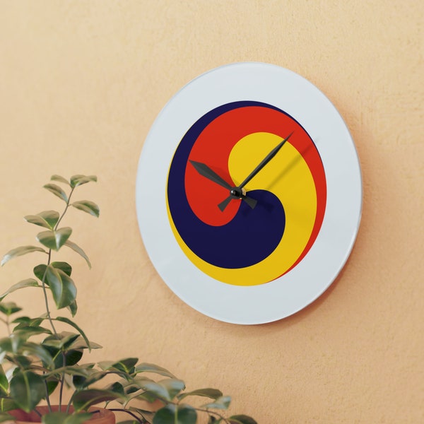 Korean Wall Clock Etsy