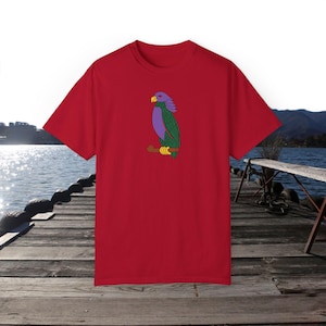 Dominica Unisex Tshirt Dominica Unisex Cotton Shirt Dominica Sisserou Parrot T-shirt Dominica Animal Tee