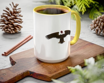 Colombia Colorful Mug 11oz 15oz Colombian Dishwasher Safe Mug Latino Home Office Gift Colombian Coffee and Hot Cocoa Mug