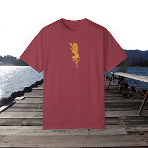 Morocco Unisex Tshirt Morocco Unisex Cotton Shirt Morocco Lion T-shirt Moroccan Animal Tee