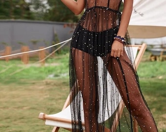 Star see-through Festival Dress.