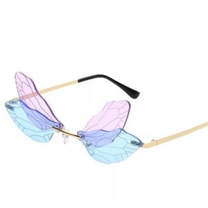 Dragonfly Wing Sunglasses. Personalized Sunglasses, Ladies Sunglasses, , Gradient Sunglasses