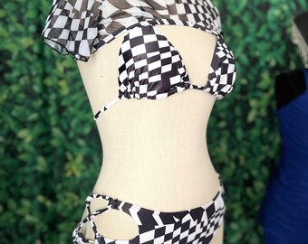 Black and White 3 Piece Set. Rave 3 Piece Set.