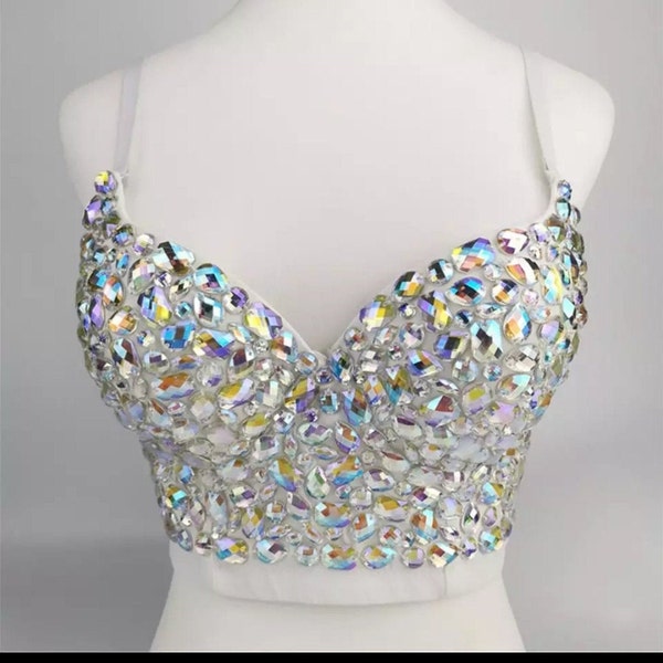 Rhinestone Glamorous Bustier.