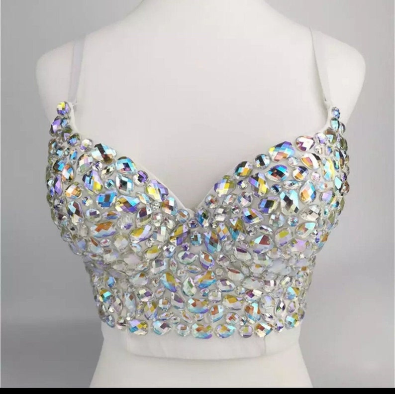 Rhinestone Glamorous Bustier. 