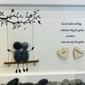 Stone picture gift, wedding gift, birthday anniversary gift for the wedding newlyweds. It's not important