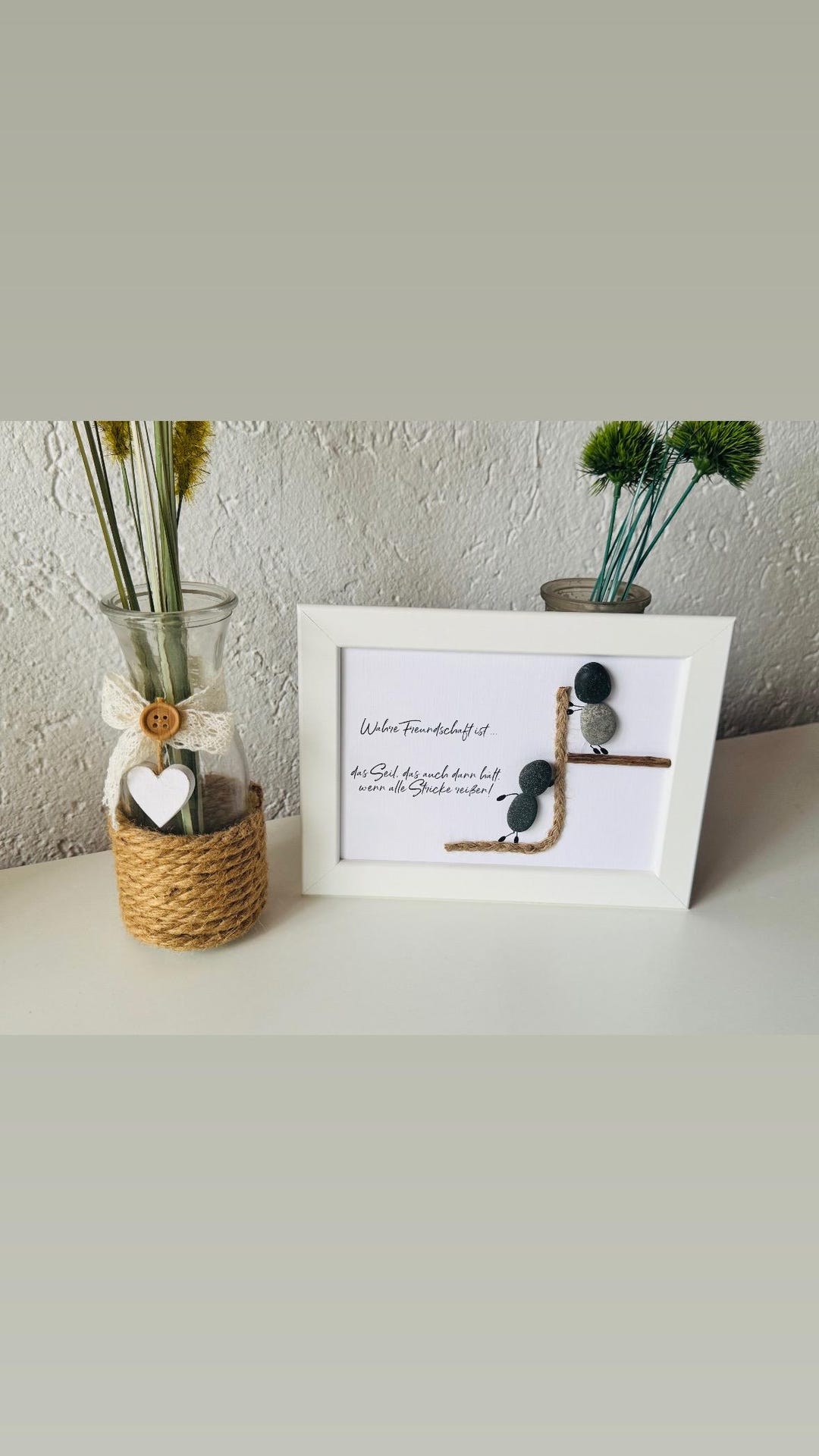 Freundschaft Ist Das Seil Das Hält Wenn Alle Stricke Reißen Steinbild Freundschaft wahre Freundschaft ist das Seil das auch dann