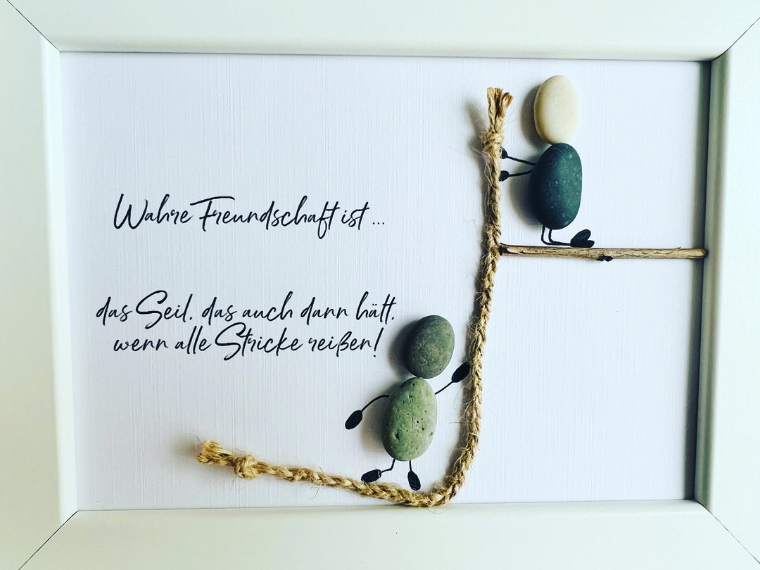 Freundschaft Ist Das Seil Das Hält Wenn Alle Stricke Reißen www.etsy.com