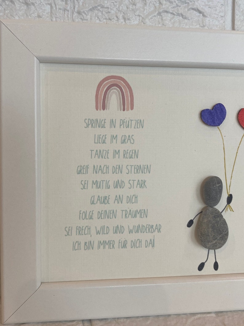 Was Schenkt Man Seinem Patenkind Zur Kommunion Steinbild Geschenk zur Taufe Geburtstag Kommunion Patenkind - Etsy.de