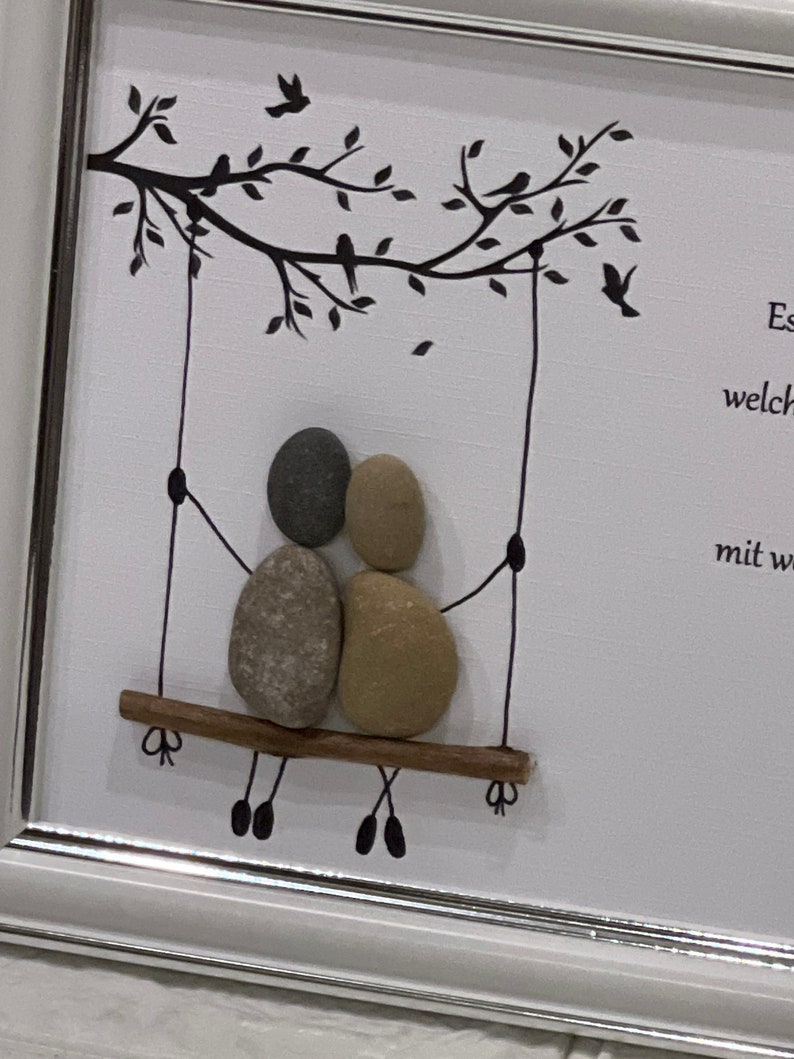 Steinbild Geschenk, Hochzeitsgeschenk Geburtstag Jahrestag Jubiläum Geschenk zur Hochzeit Brautpaar. Es ist nicht wichtig Bild 5