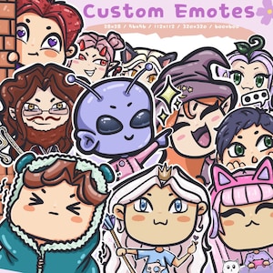 Gepersonaliseerde aangepaste Twitch, Discord, YouTube-emotes