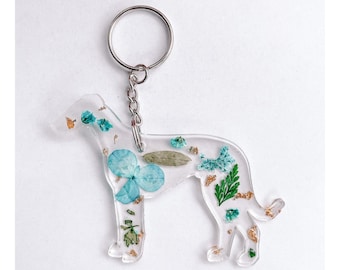 Greyhound Keychain, Whippet keychain, Italian Grayhound, cute gift ideas, puppy, dog lover, gifts for dog lovers, resin keychain