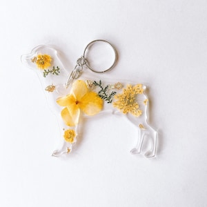 Rottweiler Keychain, Rottweiler, Dog keychain, cute gift ideas, puppy, dog lover, gifts for dog lovers, resin keychain, flowers, gold foil