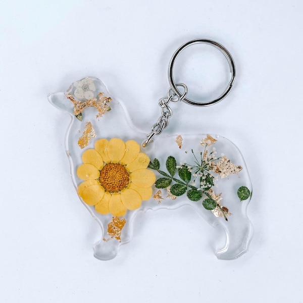 Australian Shepherd Keychain, Resin Keychain, Dog Mom, Aussie, Cute Gift