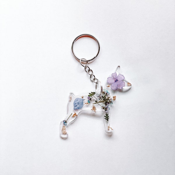Miniature Pinscher Keychain, Miniature Pinscher, cute gift ideas, puppy, dog lover, gifts for dog lovers, rat terrier, min pin, minpin