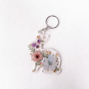 Rabbit keychain, Bunny keychain, Rabbit mom, Rabbit mama, cute gift, gift ideas, rabbit, bunny, rabbits,