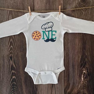 Pizza 1st Birthday Baby Girl Shirt, Italian Theme Party