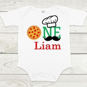Pizza 1st Birthday Matching Family Shirts: Italian Party Tee