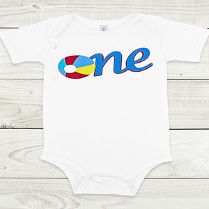 Boy Pool Party Beach Ball Shirt, Beach Ball Birthday Party, 1st Birthday Pool Party Boy, 1st Birthday Shirt, 1st birthday Boy outfit