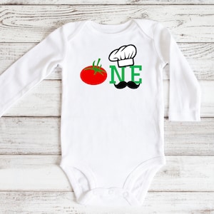 Italian 1st Birthday Shirt: Pizza Party Outfit