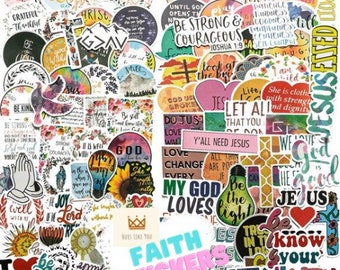 Faith, Christian, Inspirational, Motivational, Scripture, Religious Stickers/Clings