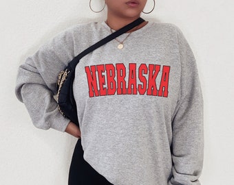 Nebraska Crewneck Etsy