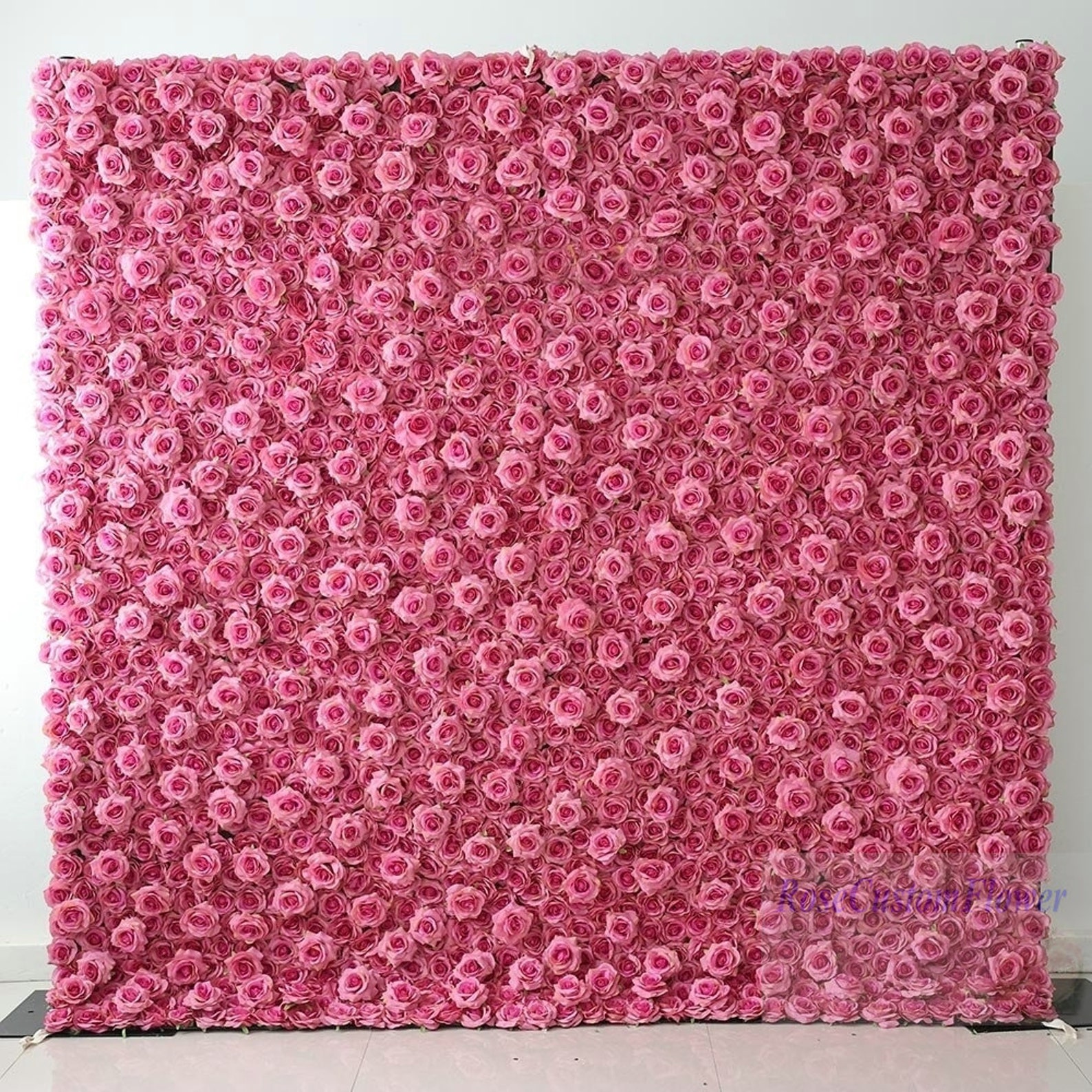 Baby Blue Light Blue Flower Wall Panel Custom 3D Artificial Etsy