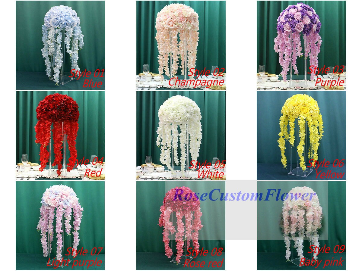 Purple Artificial Flower Ball Lavender Silk Flower Ball Decor Etsy