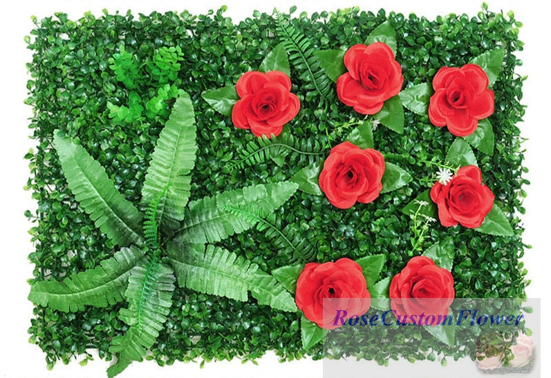 Artificial Plant Wall Panels Expandable Plant Garden Turf Etsy