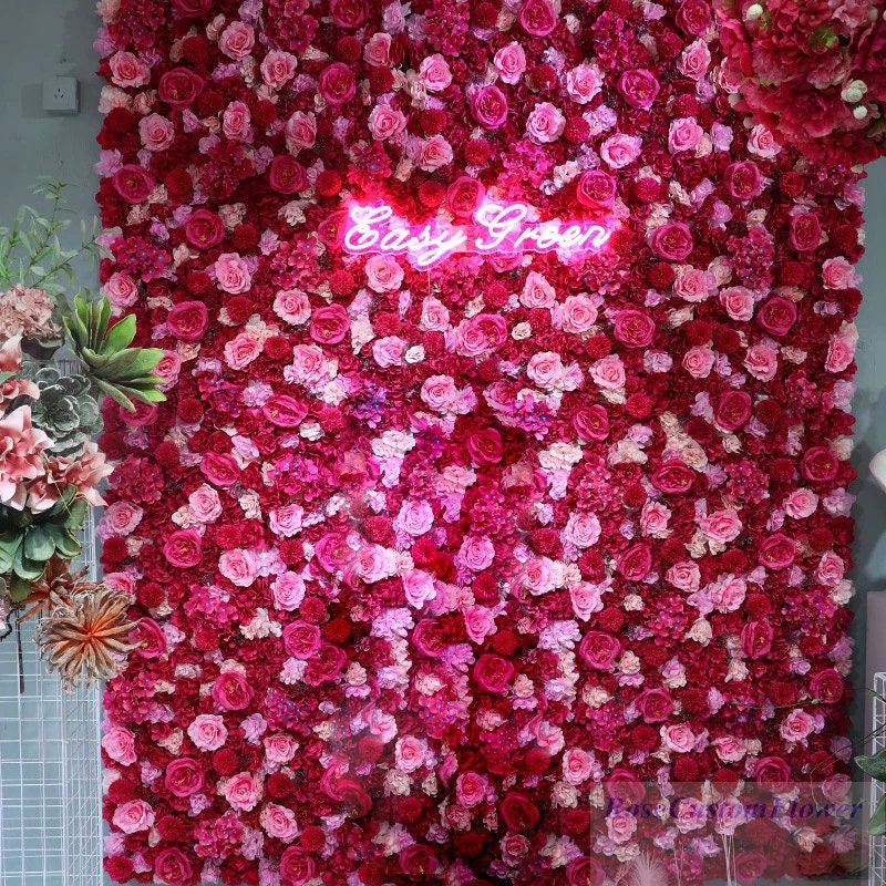 Buy Incredible Floral Red White Backdrop Decoration Online in