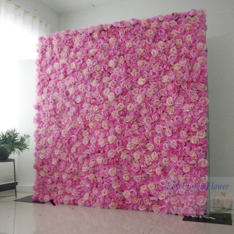 Baby Blue Light Blue Flower Wall Panel Custom 3D Artificial Etsy