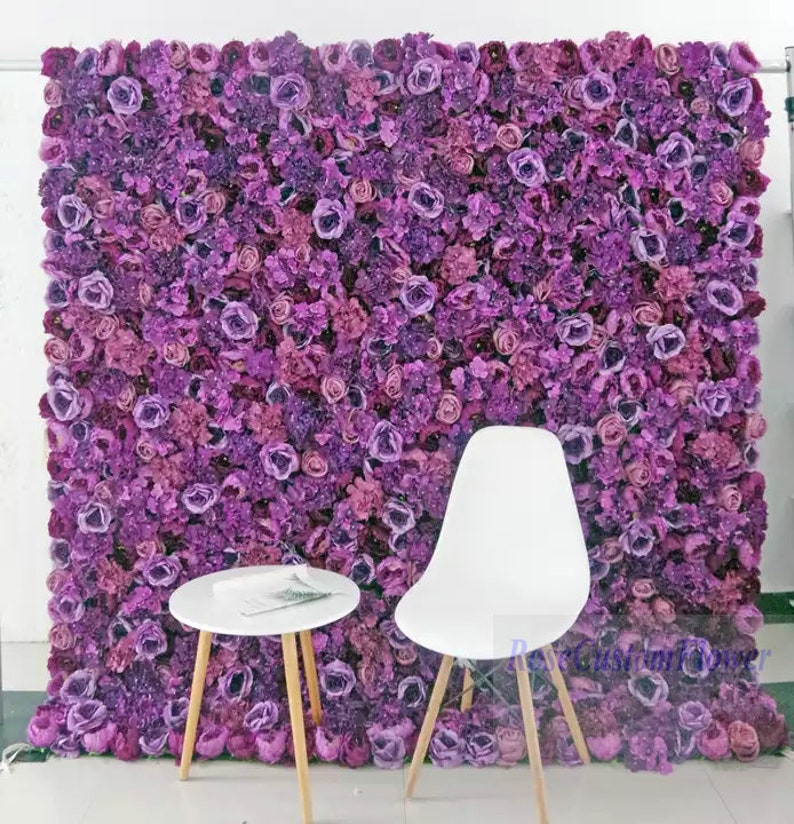 Pink Flower Wall Backdrop Panel for Party Birthday Decoration Etsy