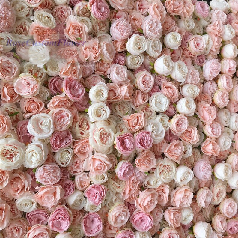 Tempting Cherry Bouquet Silk Flower Wall Backdrop 3D Etsy