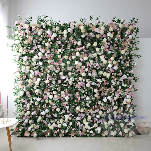 Artificial Flower Wall Etsy