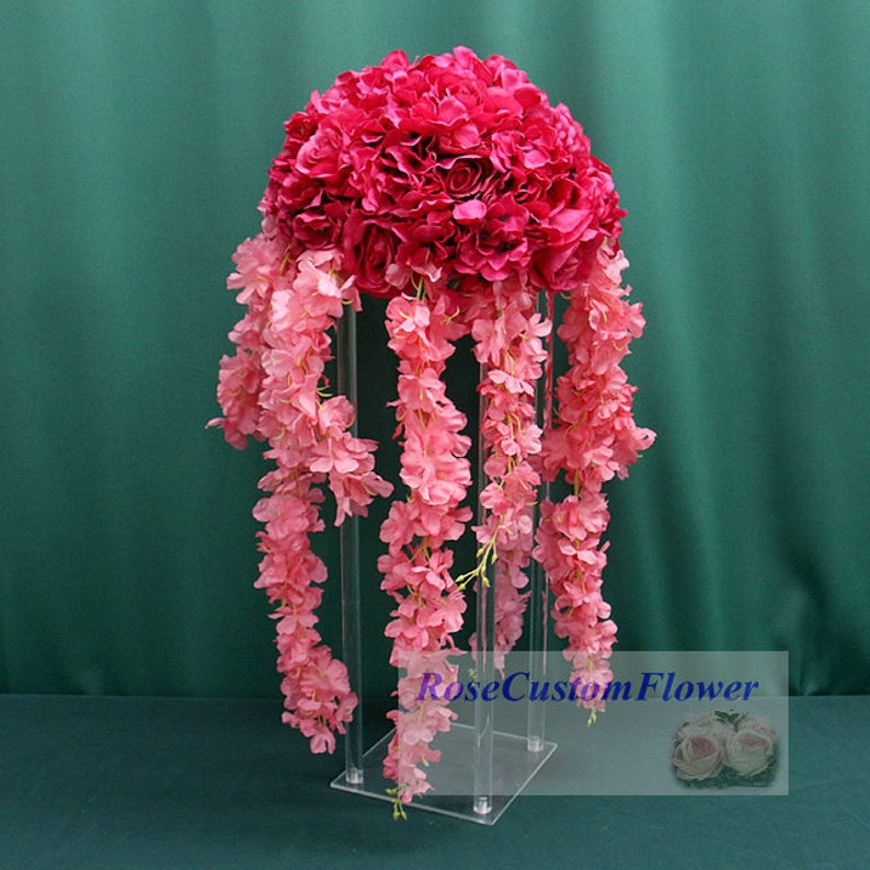 Purple Artificial Flower Ball Lavender Silk Flower Ball Decor Etsy