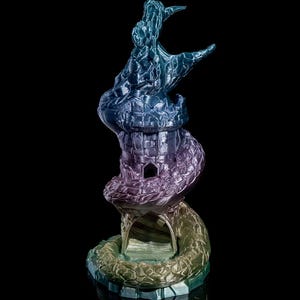 Dragon Dice Tower Dice Roller |Fantasy Dice Tower | Unique Tabletop Gaming Accessory | Great Gift for Dungeon Master