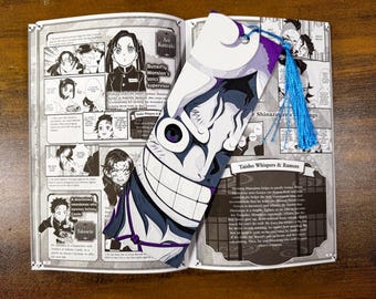 Gear 5 Luffy Bookmark: 3D Printed One Piece Manga Page