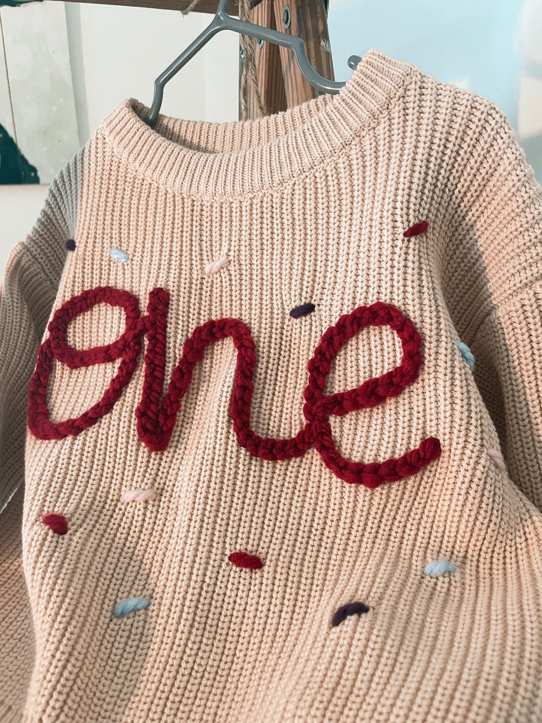 Custom Birthday Sweater, One Year Old Birthday, Two Year Old Birthday