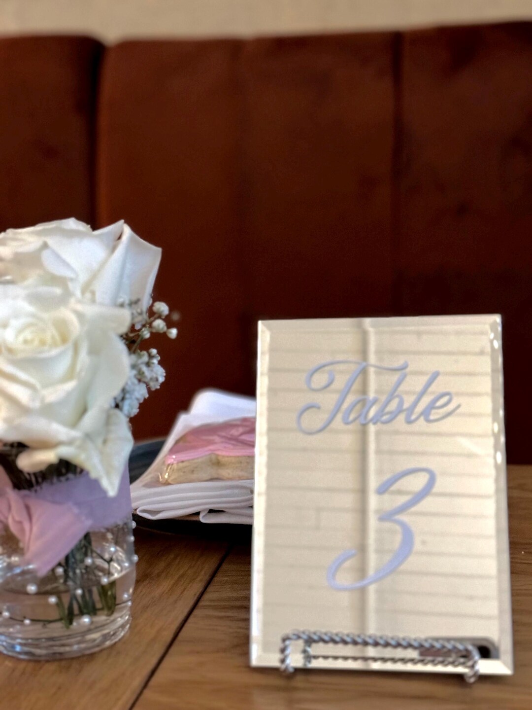 Custom Decals Table Custom Table Number Decal, Declas for Mirrors & Acrylic, Showers ...
