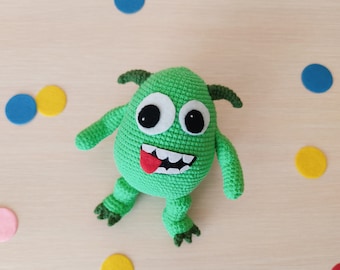 Kleines Monster Stan, kleines Baby Bum Spielzeug, Häkelmonster Stan, Amigurumi Monster, Stofftier Stan