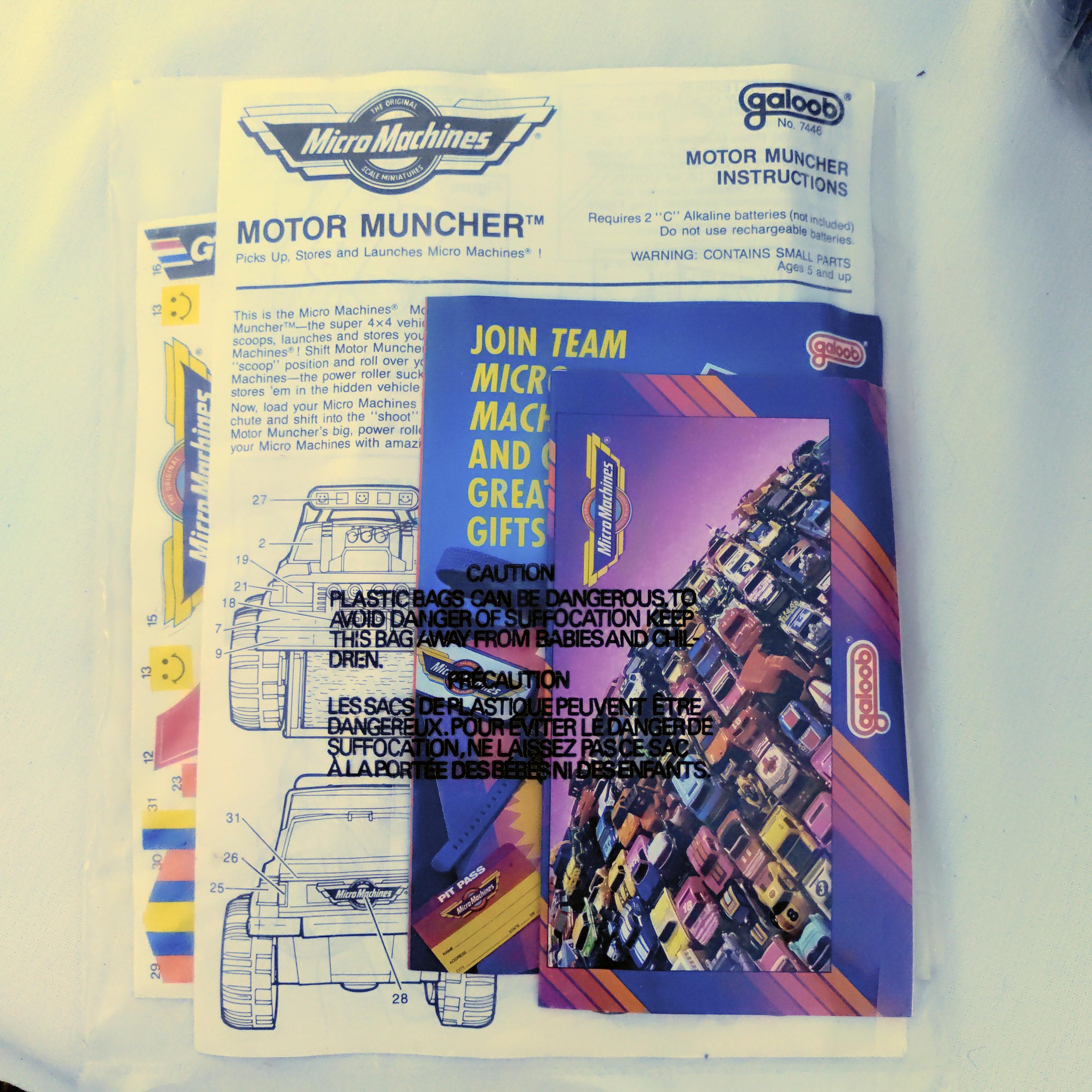 Vintage Micro Machines Motor Muncher New in Box - Etsy