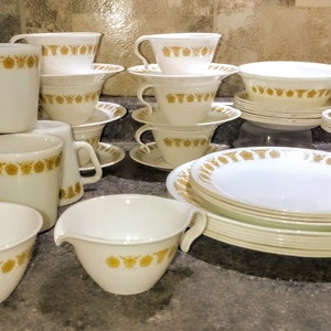 Assorted Vintage Corelle Butterfly Gold Dishes | Your Choice