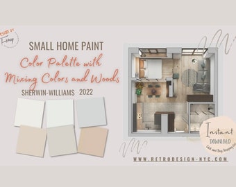 Small Home Paint Color Palette: Coastal Decor Tips (Digital Download)