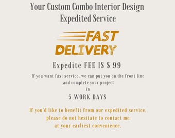 Super Expedite Combo Design, Skip the Front of The Line, And Get Your Custom Design Fast.