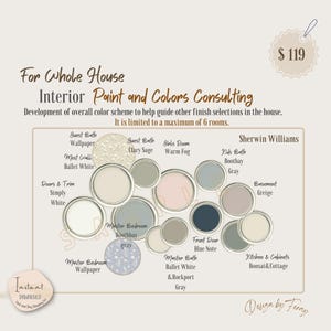 Whole House Interior Paint Palette Consultancy|Wall Paint|Wallpaper|Home Decor|Painting|Bedroom|Kitchen|Master Bedroom Design|Toddler Room