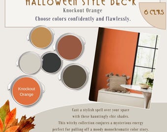 Autumn Luxe Halloween Decor: Color Palette Guide (Digital Download)
